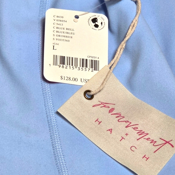 FP Movement x Hatch Never Better Onesie Light Blue Large Maternity NWT - Picture 13 of 16